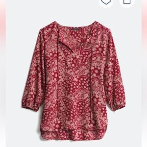 Cassia Tie Detail Blouse size small.